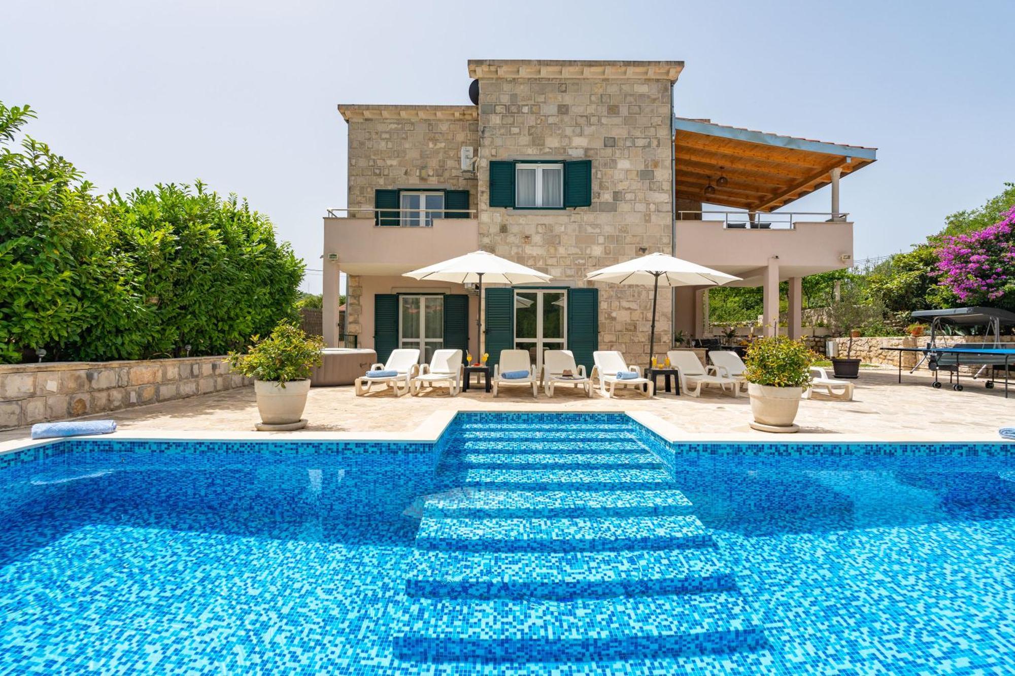Villa Petmat - With Private Pool And 6 Bedrooms 杜布罗夫尼克 外观 照片