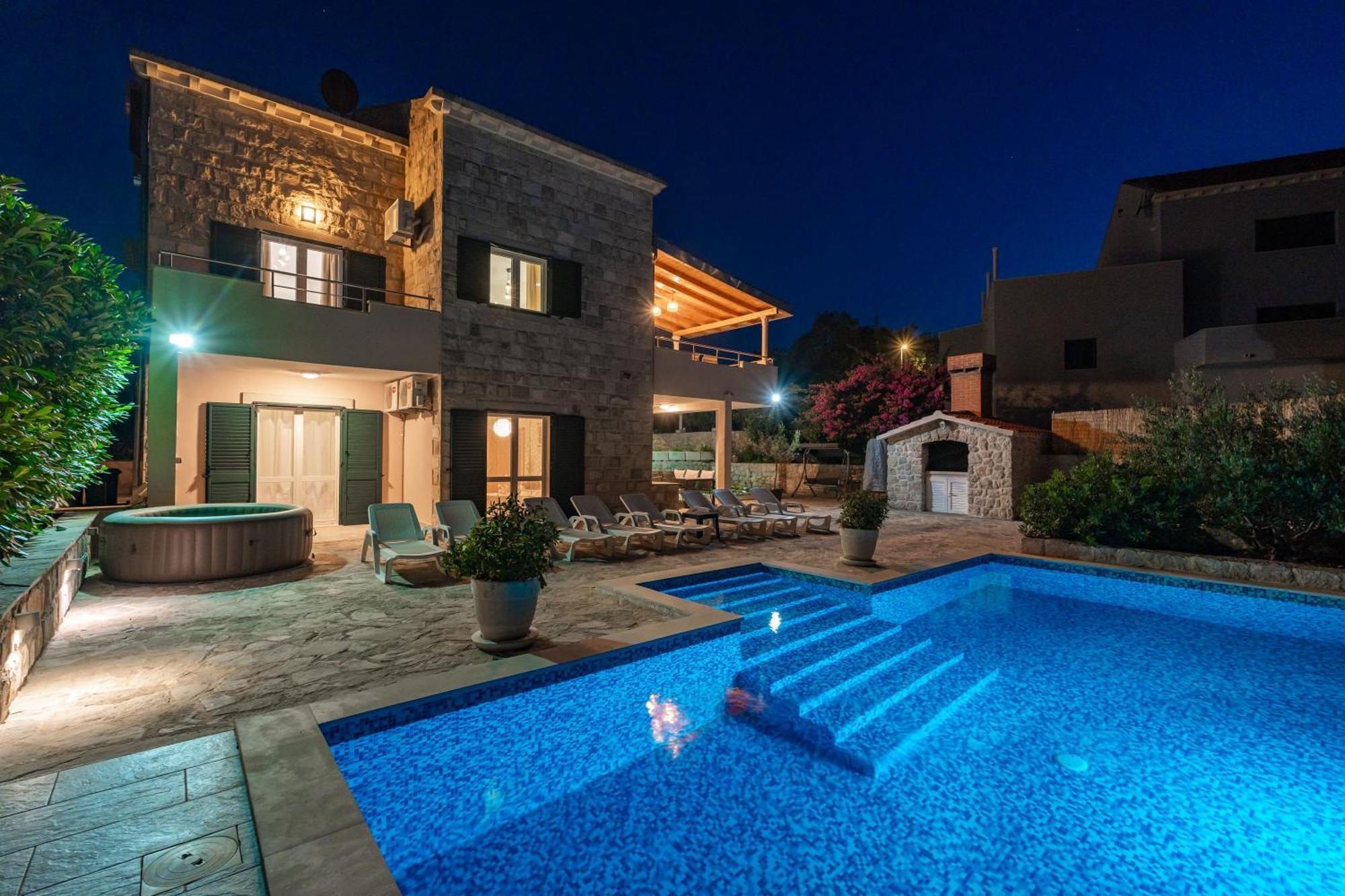 Villa Petmat - With Private Pool And 6 Bedrooms 杜布罗夫尼克 外观 照片