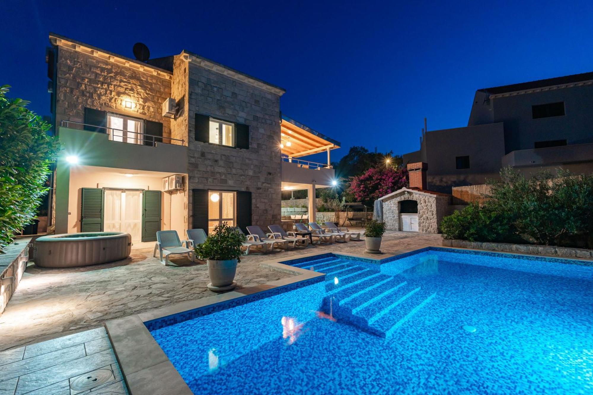 Villa Petmat - With Private Pool And 6 Bedrooms 杜布罗夫尼克 外观 照片